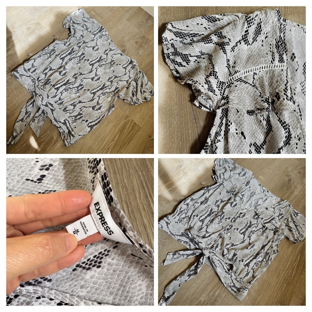 Express WOMAN Snake Print Blouse